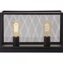 Brilliant Leuchten  94523-86 Tischleuchte Maze schwarz korund E27