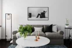 By Rydéns 4100830-4505 Dixton Stehleuchte H150cm rauchgrau