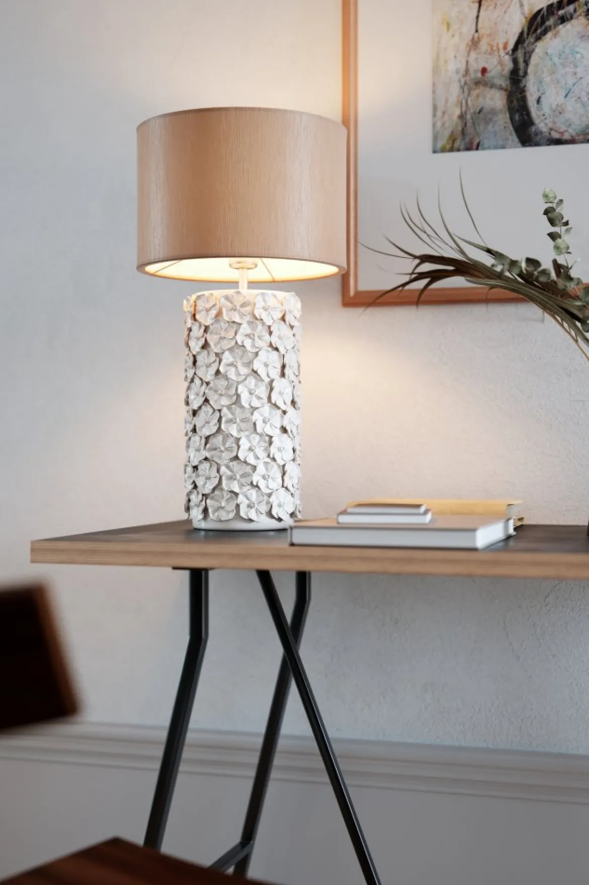By Rydéns 4002710-5504 Fiore Tischleuchte beige