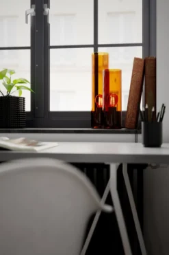 By Rydéns 2820570-5512 Flake 30 Tischleuchte cognac
