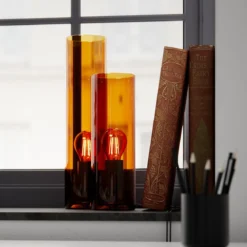 By Rydéns 2820580-5512 Flake 40 Tischleuchte cognac