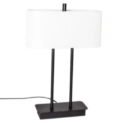 By Rydéns 4002190-5000 Luton Tischleuchte H56cm schwarz weiß