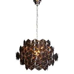By Rydéns 4202350-6513 Monarque Mini Pendelleuchte 3-flammig chrom-schwarz