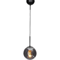 By Rydéns 4202020-4505 Pendelleuchte Boyle 1-flammig rauchgrau E27