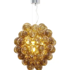 By Rydéns 4202230-5512 Pendelleuchte Deluxe 4-flammig cognac