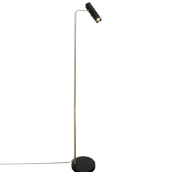 By Rydéns 4100800-4002 Puls Stehleuchte 157cm schwarz matt gold