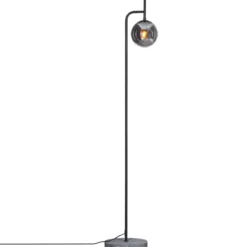 By Rydéns 4100930-4505 Stehleuchte Boyle 164cm rauchgrau E27