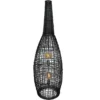 By Rydéns 4100870-4000 Stehleuchte Seagrass 2-flammig schwarz 120cm