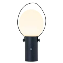 By Rydéns 4002640-4007 Tischleuchte Bari sandschwarz USB IP44