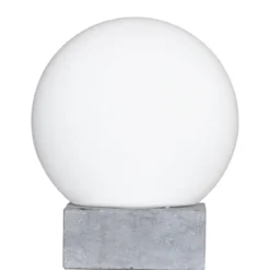 By Rydéns 4002570-5002 Tischleuchte Glori 36cm mattweiß mamor E27