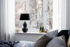 By Rydéns 4001840-4002 Tischleuchte Lofty 1-flammig schwarz 56cm