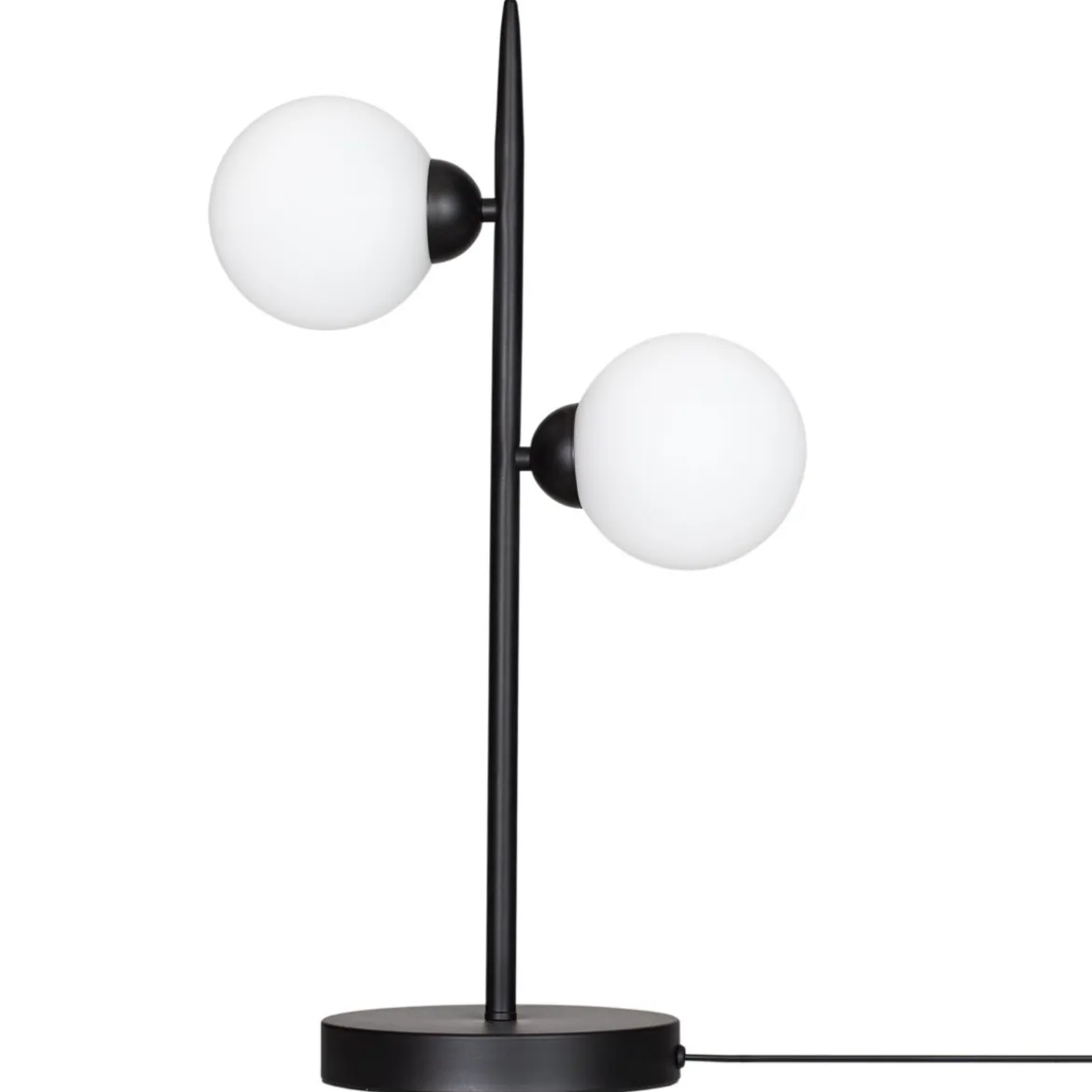 By Rydéns 4002560-4002 Tischleuchte Punto 55cm mattschwarz weiß G9