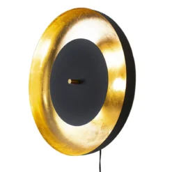 By Rydéns 4300580-4002 Wandleuchte Shelby schwarz gold