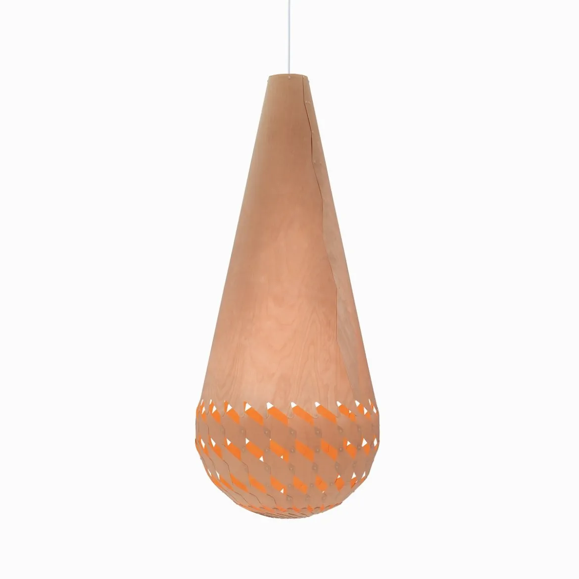 David Trubridge Basket of Light - Crystal Pendelleuchte natural