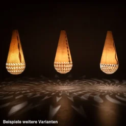 David Trubridge Basket of Light - Leaf Pendelleuchte natural
