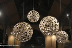 David Trubridge Coral Pendelleuchte Ø 100cm schwarz 2 Seiten