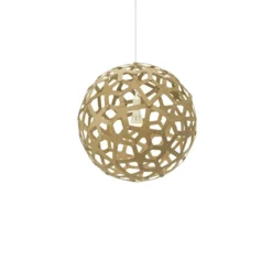 David Trubridge Coral Pendelleuchte Ø 40cm bambus