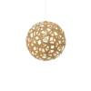 David Trubridge Coral Pendelleuchte Ø 40cm orange
