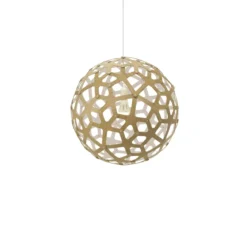 David Trubridge Coral Pendelleuchte Ø 40cm weiß 1 Seite