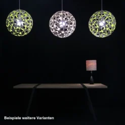 David Trubridge Coral Pendelleuchte Ø 60cm aqua