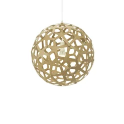 David Trubridge Coral Pendelleuchte Ø 60cm bambus