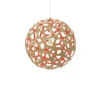 David Trubridge Coral Pendelleuchte Ø 60cm rot