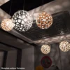 David Trubridge Coral Pendelleuchte Ø 60cm weiß 1 Seite