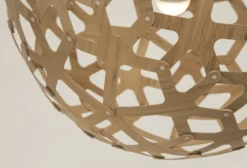 David Trubridge Coral Pendelleuchte Ø 80cm bambus