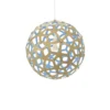 David Trubridge Coral Pendelleuchte Ø 80cm blau