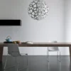 David Trubridge Coral Pendelleuchte Ø 80cm weiß 2 Seiten