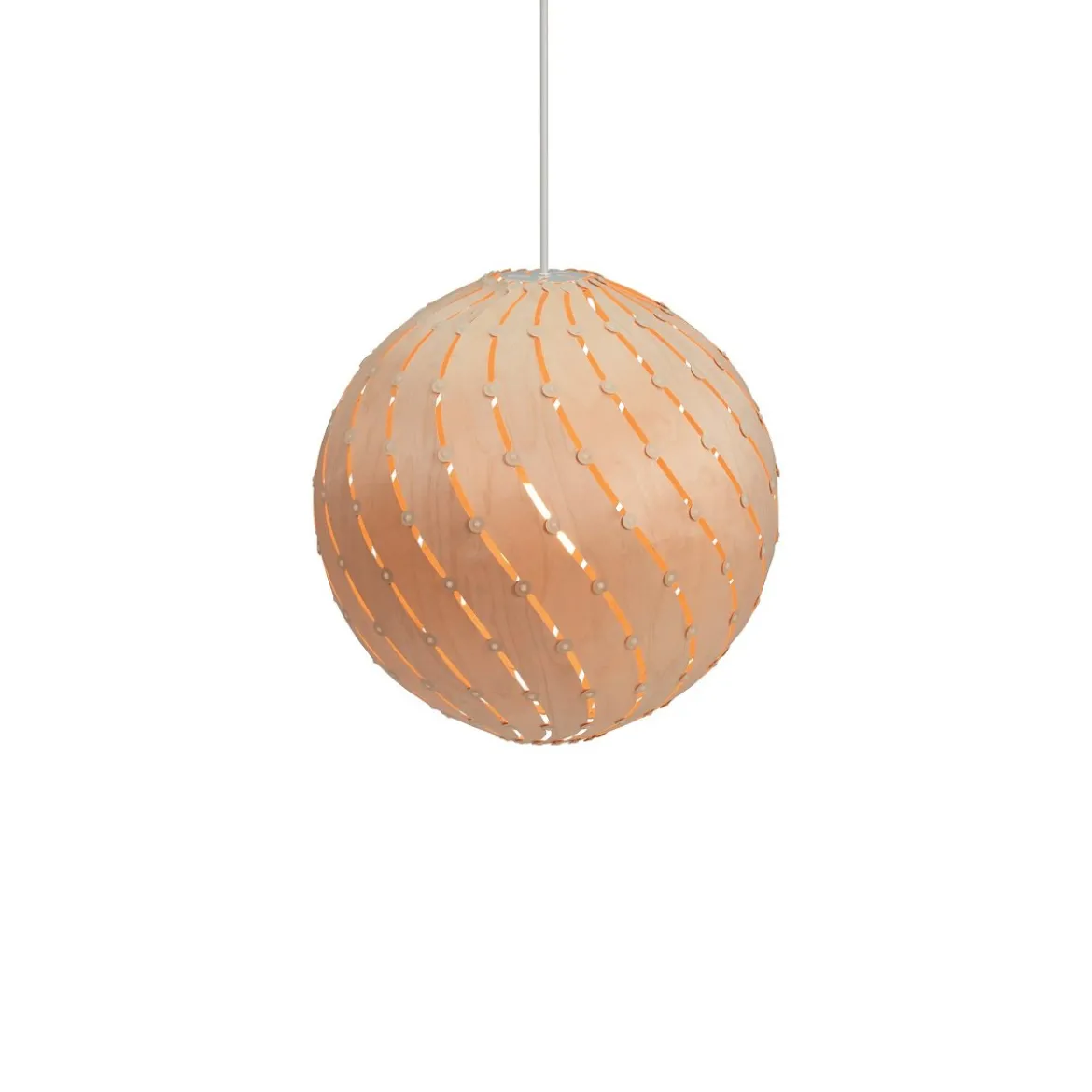 David Trubridge Ebb Bounce Pendelleuchte Ø 45cm natural