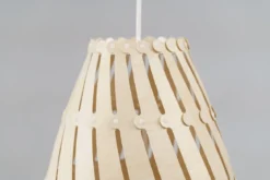 David Trubridge Ebb Roll Pendelleuchte 75 cm natural