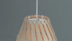 David Trubridge Ebb Roll Pendelleuchte 75 cm natural