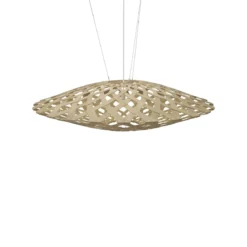 David Trubridge Flax Pendelleuchte Ø 150cm bambus
