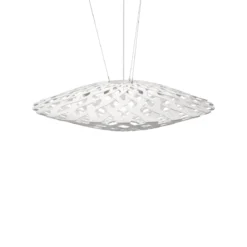David Trubridge Flax Pendelleuchte Ø 150cm weiß 2 Seiten