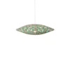 David Trubridge Flax Pendelleuchte Ø 80cm aqua