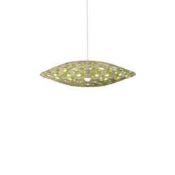 David Trubridge Flax Pendelleuchte Ø 80cm limette