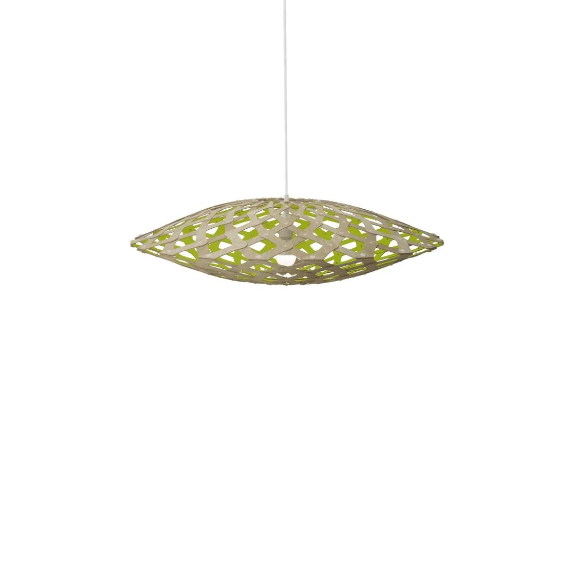 David Trubridge Flax Pendelleuchte Ø 80cm limette