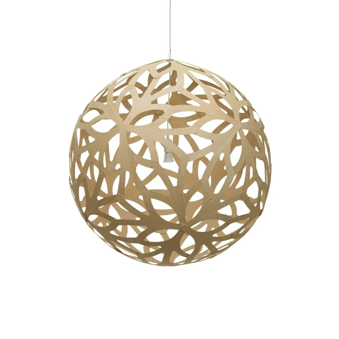 David Trubridge Floral Pendelleuchte Ø 100cm bambus