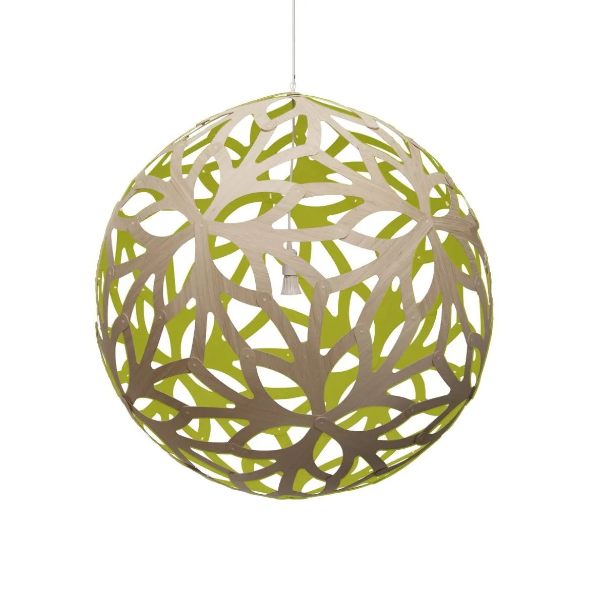 David Trubridge Floral Pendelleuchte Ø 120cm limette
