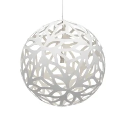 David Trubridge Floral Pendelleuchte Ø 120cm weiß 2 Seiten