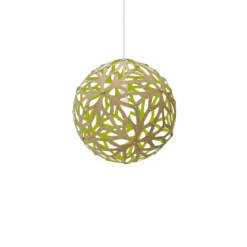David Trubridge Floral Pendelleuchte Ø 40cm limette