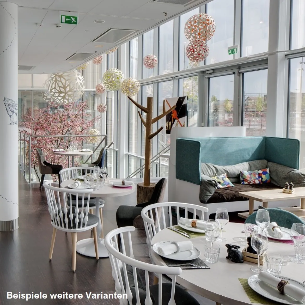 David Trubridge Floral Pendelleuchte Ø 40cm schwarz 2 Seiten