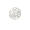 David Trubridge Floral Pendelleuchte Ø 40cm weiß 2 Seiten