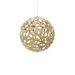 David Trubridge Floral Pendelleuchte Ø 60cm bambus