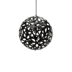 David Trubridge Floral Pendelleuchte Ø 60cm schwarz 2 Seiten