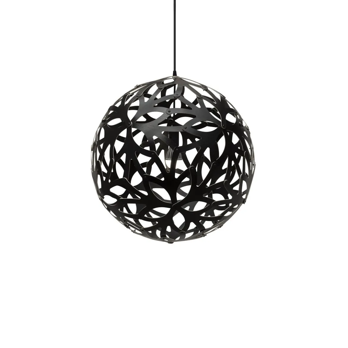 David Trubridge Floral Pendelleuchte Ø 60cm schwarz 2 Seiten