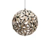 David Trubridge Floral Pendelleuchte Ø 80cm Innen schwarz