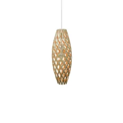 David Trubridge Hinaki Pendelleuchte 50 cm orange