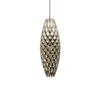 David Trubridge Hinaki Pendelleuchte 90 cm Innen schwarz